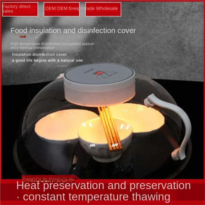 Heating Sealing Cover for Food Meal Intelligent Smart Electric Heating Food Insulation Cover Multi-Function Food Fresh Cover